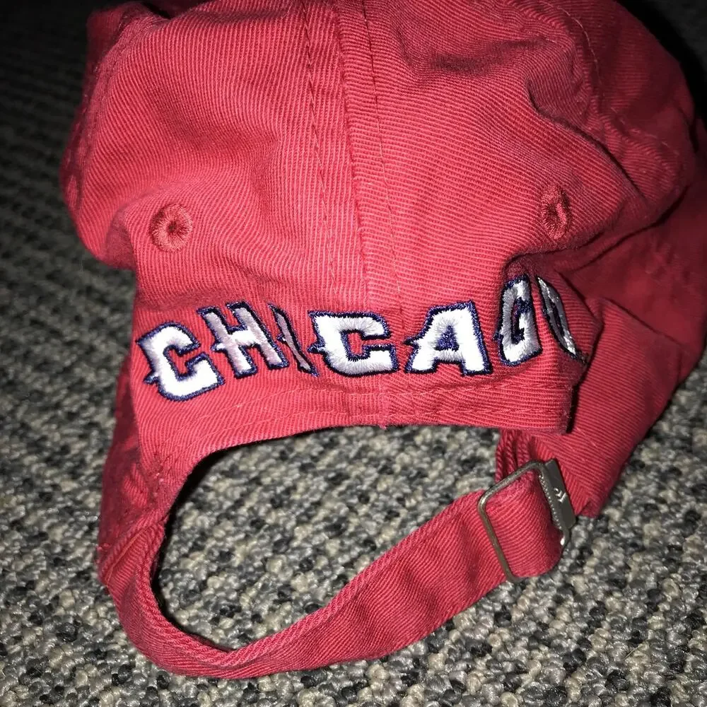 Chicago Fire MLS Strap‎ back Hat Adidas Red OSFA - Picture 3 of 4